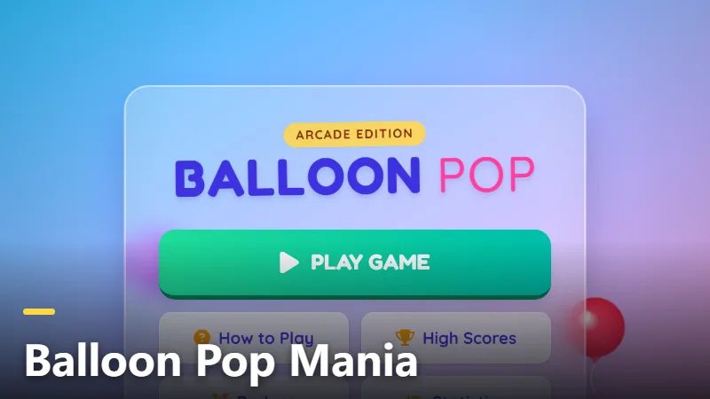 Balloon Pop Mania