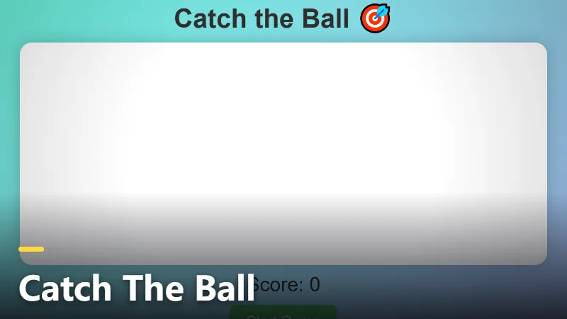 Catch The Ball