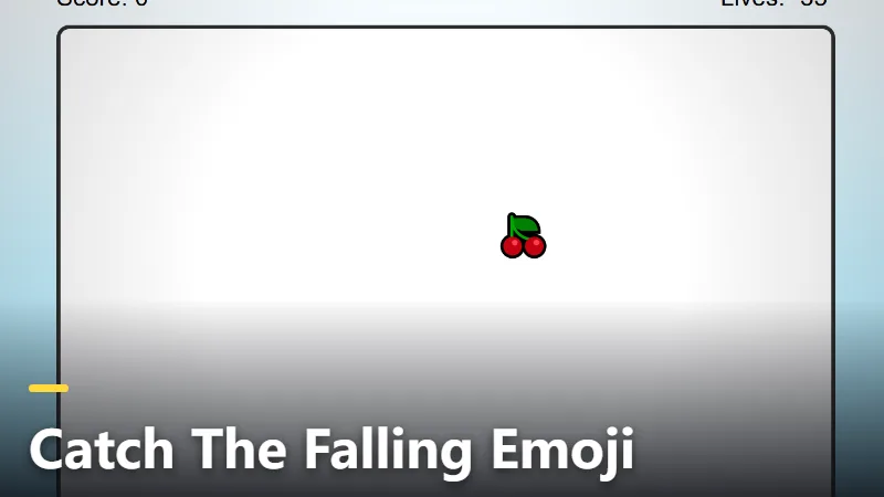 Catch The Falling Emoji