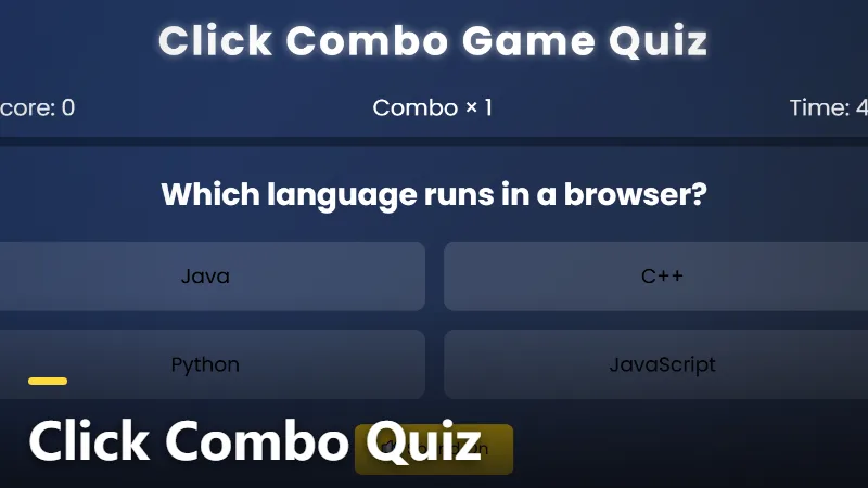 Click Combo Quiz