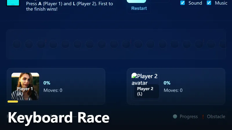 Keyboard Race