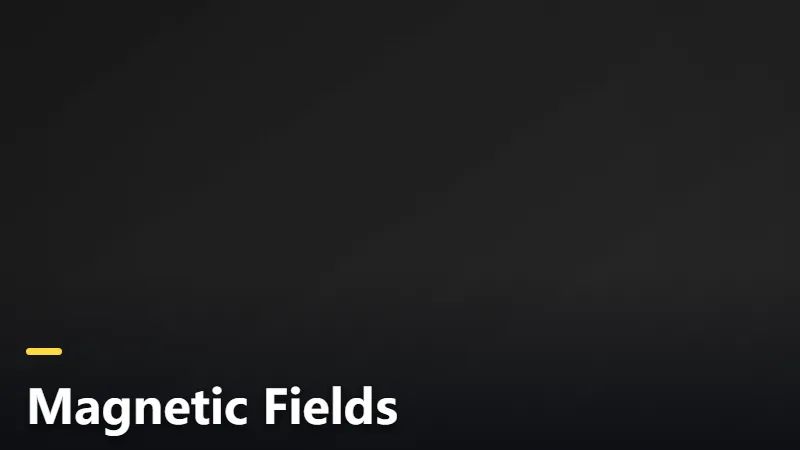 Magnetic Fields