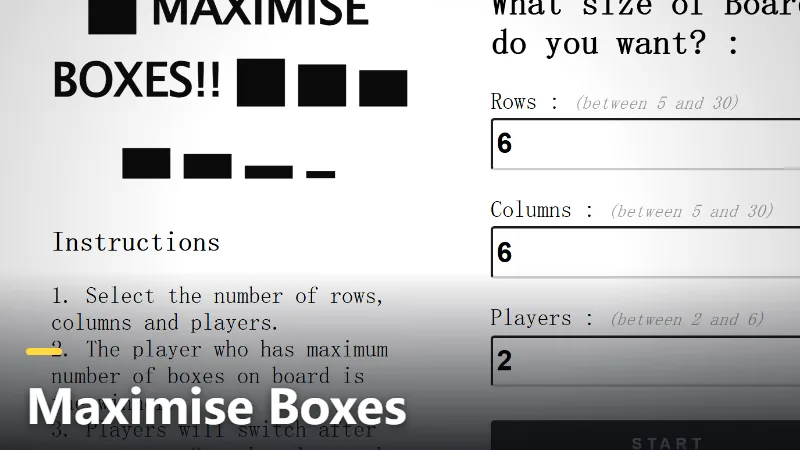 Maximise Boxes