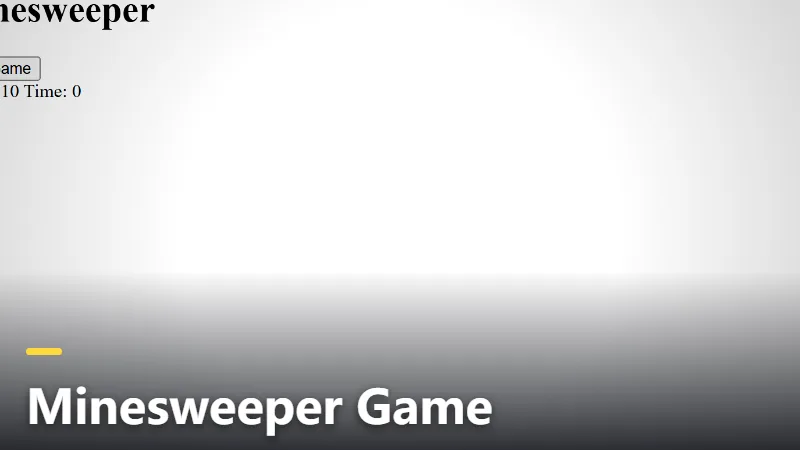 Minesweeper Game