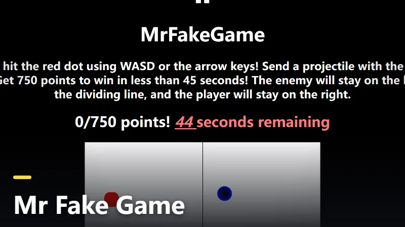 Mr Fake Game