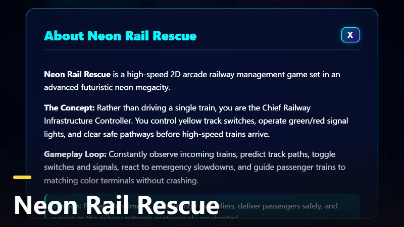 Neon Rail Rescue