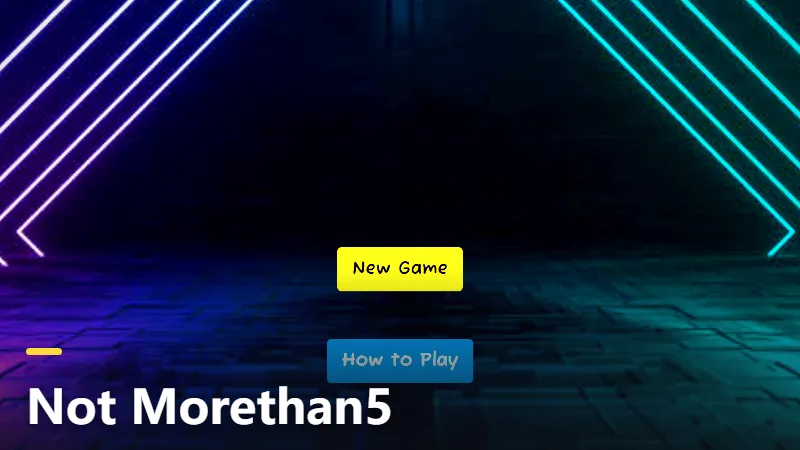 Not Morethan5