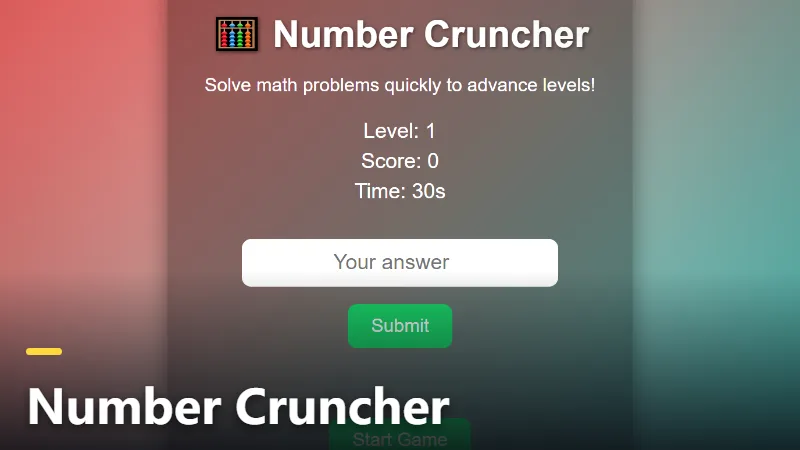 Number Cruncher