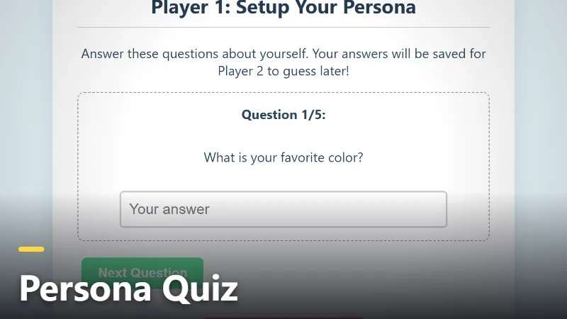 Persona Quiz