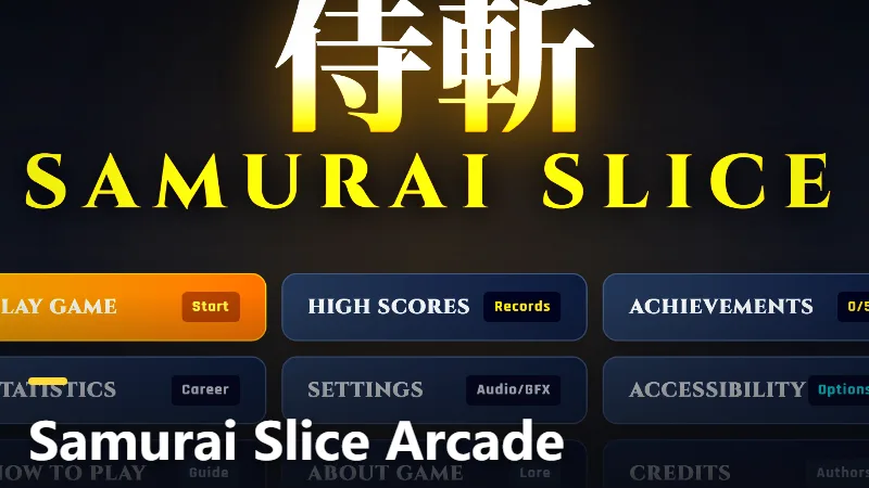 Samurai Slice Arcade