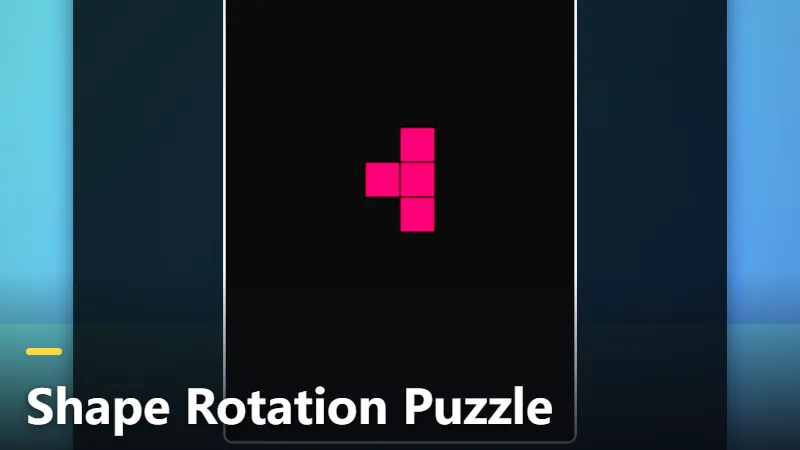 Shape Rotation Puzzle