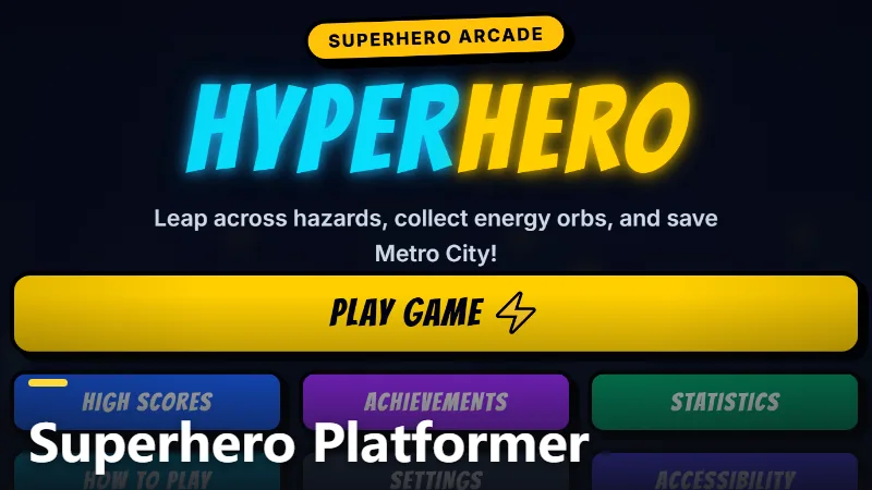 Superhero Platformer