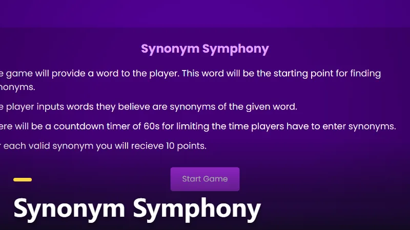 Synonym Symphony