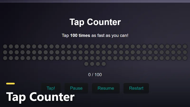 Tap Counter