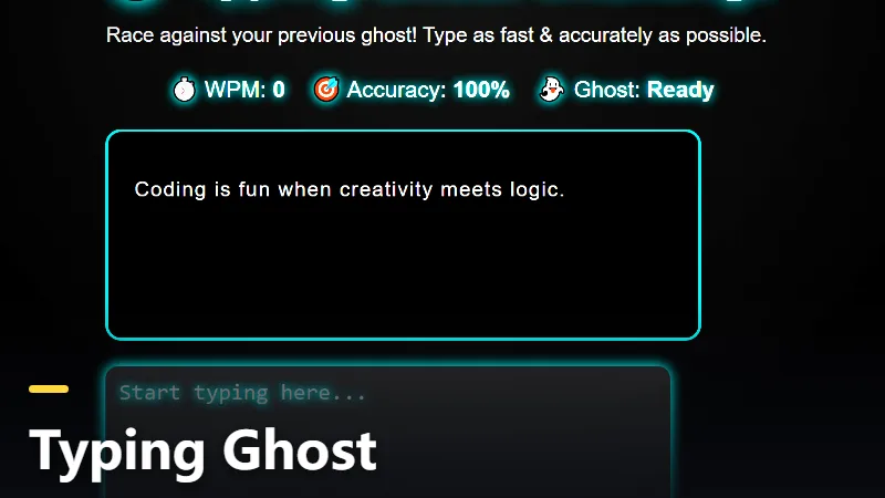 Typing Ghost
