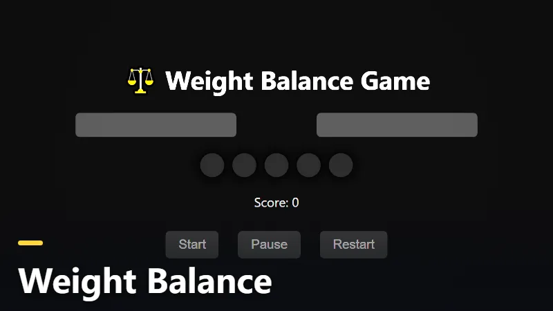 Weight Balance
