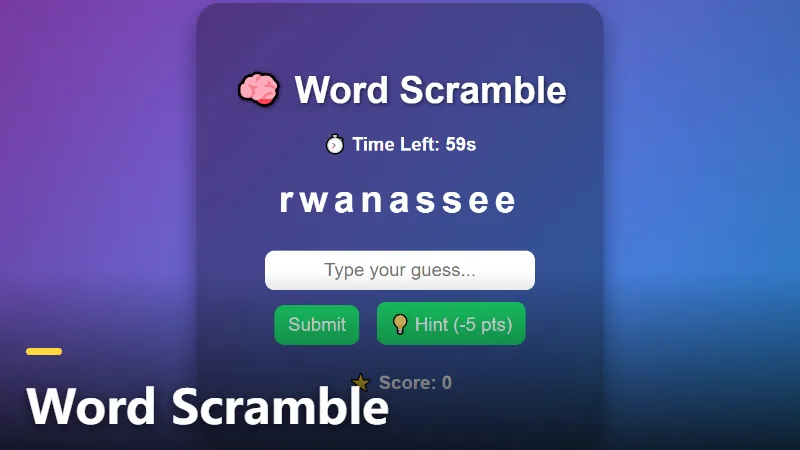 Word Scramble